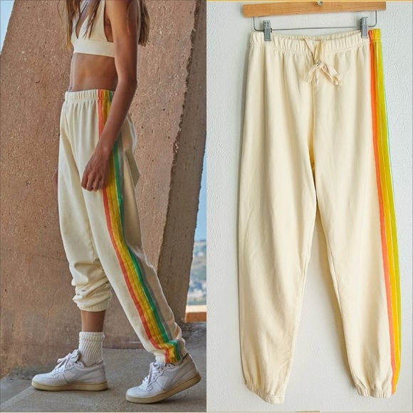 By Together NEW Counting Rainbows Joggers Size S - Picture 1 of 13